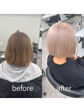 ガルボヘアー 桟橋店(garbo hair) ハイトーン大人可愛い20代30代40代