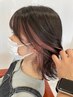 大人気！！イヤリングカラー＋カット＋全体カラー 15800円 #岐阜 #ブリーチ