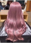 ピンクカラー/ピンクラベンダー/ハイトーンピンク/ピンクヘアー