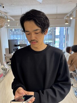 キャンバス バイ ネオリーブ 横浜西口(Canvas by neo.) 横浜★センターパートの縦落ちツイストスパイラル