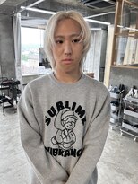 フリーラ 表参道(freera) ホワイトブロンド/メンズブリーチカラー