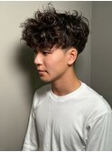 スパイキーショート　フェード　スペインカール　ルーズパーマ