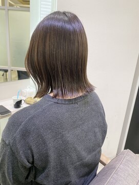 結べるボブ　切りっぱなしボブ　大人ボブ