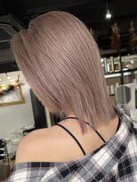 アルカナ 明治神宮前原宿(ARCANA)&nbsp;デザインカラーミルクティーベージュケアブリーチダブルカラー