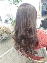 ハイレート ウニクス川越店(Hairate)&nbsp;[Sekiguchi]ブラウンカラーからピンクのグラデーションカラー