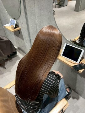 ルース(LOOSE) シアーベージュ#立川#立川駅#縮毛矯正＃髪質改善#ブリーチ