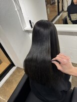 ミヨン 京都烏丸店(miyon)&nbsp;【miyon】韓国レイヤーカット×暗髪カラー×髪質改善