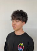 20代◎韓国風刈り上げマッシュルーズパーマ