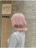 ワンホンレイヤー/ミルクティーブロンド/ダークブルー/千葉