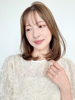ファナ ブルーム(fha-na bloom)&nbsp;☆ 韓国風 ミディアムレイヤー シースルーバング☆イメチェン