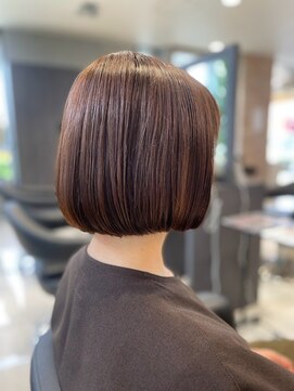 アース 南福島店(HAIR&MAKE EARTH) ボブでまとまったスタイルに