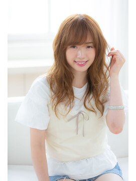 アドラーブル 長岡リップス旭岡店(adorable) 無造作ロブ★透明感×セピアベージュ