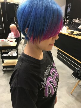 リッチ(RITZY) 【RITZY】ブルー&ピンク☆ショートヘア