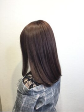 エイム ヘア デザイン 町田店(eim hair design) ☆ロブ×パープルガーネット☆[町田・町田駅・町田髪質改善]