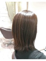 ジーナ(ZINA)&nbsp;伸ばし中の方にオススメな外ハネスタイル！