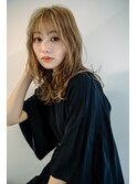 外ハネボブセクションカラーグラデーションカラーペールベージュ