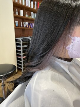 ラテール ヘアー(la terre hair) ブルーブラック×ラベンダー