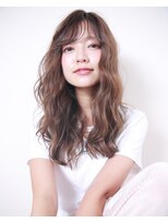 グロウバイニューヨークニューヨーク(Grow by NYNY)&nbsp;【打越】ウェーブ×セミロング×ベージュ