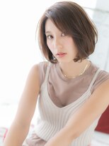 ドクターズサロン LAB 小山店&nbsp;かきあげ前髪で横顔美人♪ツヤ髪ワンカールボブg小山30代40代