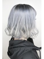 ラフィスヘアーヴィレ 福山店(La fith hair wille) アイスシルバー×グレイアッシュ