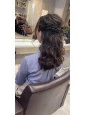ハーフアップ☆