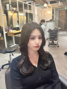 フルールバイリトル 新宿(FLEUR by little) ハンソヒ風韓国くびれヘアー