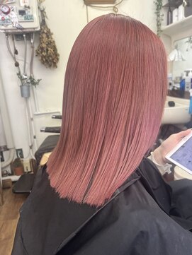 フッタ(Futta) ペールピンクカラー【ブリーチ】【ダブルカラー】【西武新宿駅】