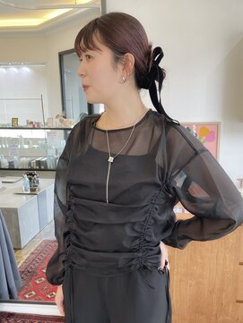 ヘアーアイスカルテット(HAIR ICI QUARTET) 20代30代40代◎結婚式こなれ大人まとめ髪シニヨン