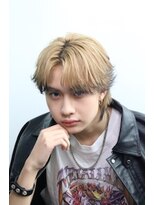 メンズサロン ゴールド 名古屋(GOALD)&nbsp;センターパートウルフ