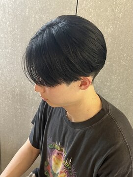 ニアウ 太田店(Niau) メンズナチュラルセンターパートニュアンスパーマ質感重視ケア