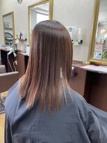 キュアスペース(CURE SPACE)&nbsp;極サラストレート　before→after