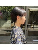 レンク(LENC)&nbsp;小顔ショート/黒髪/ネビージュ
