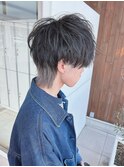 インナーカラー x グレー