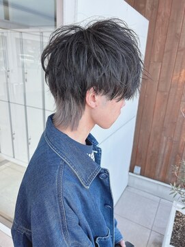 ボスコレクション(BOSS COLLECTION) インナーカラー x グレー