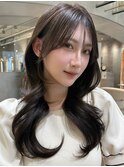 仙台髪質改善縮毛矯正韓国レイヤーカット前髪縮毛矯正暗めカラー