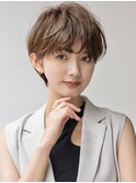マッシュショート20代30代40代大人可愛い暗髪うる艶髪青山表参道