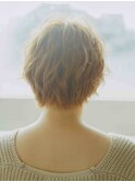 ゆるふわショートパーマ20代/30代/40代/50代/庭瀬