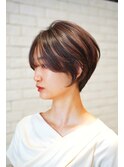 絶壁解消◎横顔美人◎ナチュラルショート