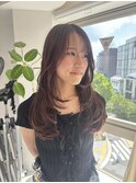 ザクザクレイヤー韓国ヘアブリーチ無しダブルカラー