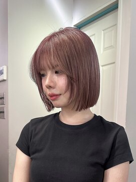 タロ(TALO) 【TALO】ボブ×ピンクベージュ