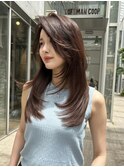 ハイレイヤー ストレートスタイル ナチュラル~*