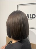 柔らかくまとまる大人ボブ