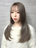 イートンクロップガーデン(Eton Crop Garden)&nbsp;ダブルカラー/ミルクティーグレージュ/顔周りレイヤー