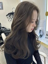 シェノン サントル(CHAINON CENTRE) 梅田/黒髪/クラゲヘアー/オリーブグレー/小顔/ココアベージュ