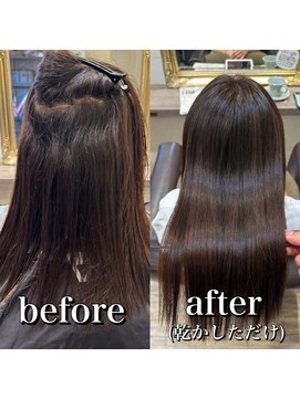 ルフール(ref-le) 美髪矯正(縮毛矯正)で髪質改善して圧倒的ツヤ髪に！