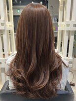 ディーエックス スリー(Dxxxx III)&nbsp;オレンジブラウン 透明感カラー 韓国 顔周りカット