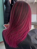 モルト 麻生(molt)&nbsp;海外　韓国風　バレイヤージュ　ピンク