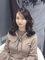 エクララ(eclala)&nbsp;ミディアムコテ巻き風パーマ☆