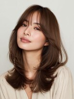 ヘアー ミッション 心斎橋店(hair Mission)&nbsp;透明感カラー/チョコレートブラウン/レイヤーカット