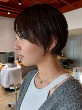 ナチュラル ヘアーデザイニング(Natural hair designing) ミニボブ/上品ボブヘア/質感補正/似合わせカット/コンパクトボブ
